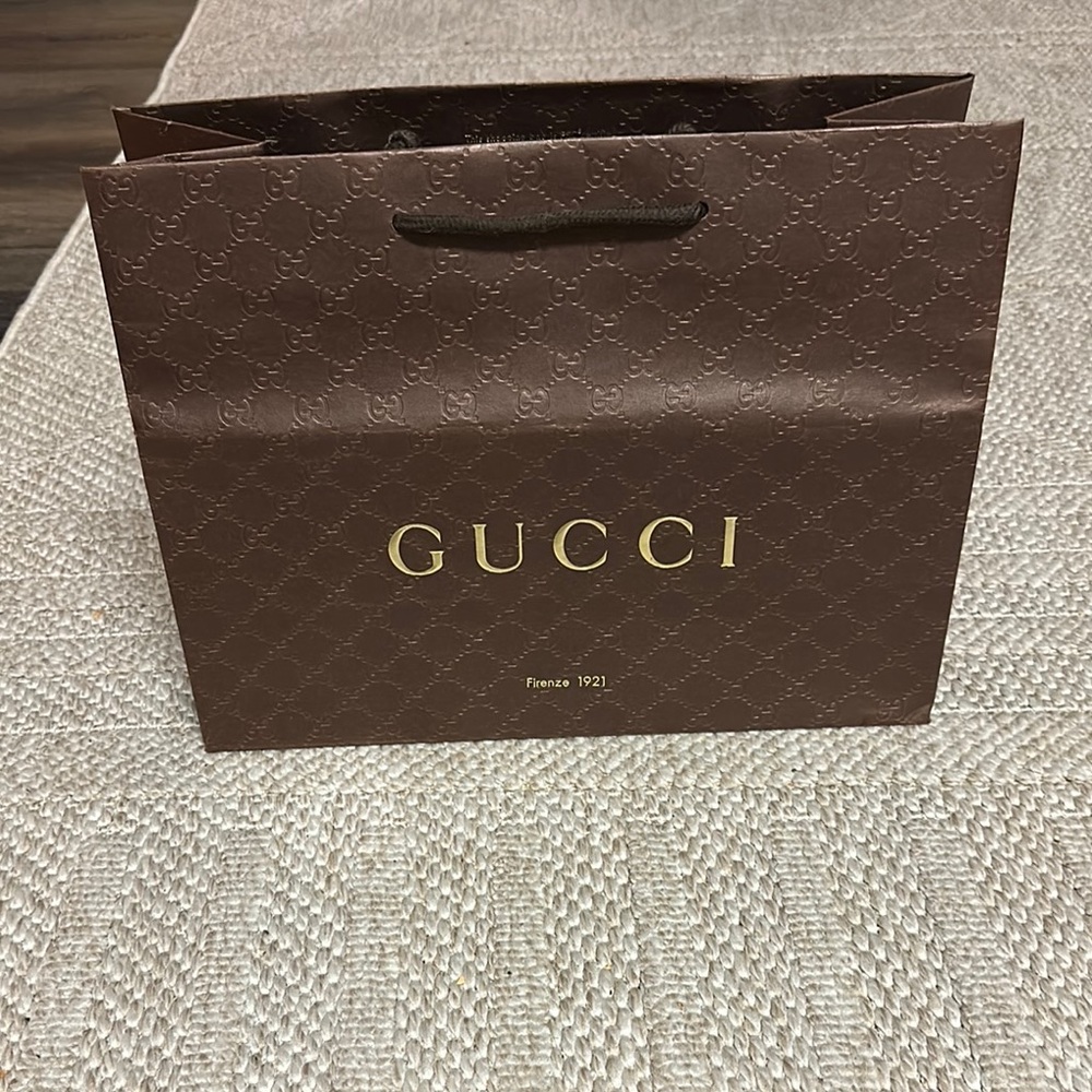 Gucci Brown Gift Box and Bag Set